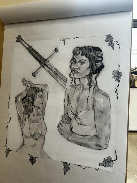 Elven Portrait Study by Kat Elven Portrait Study by Kat